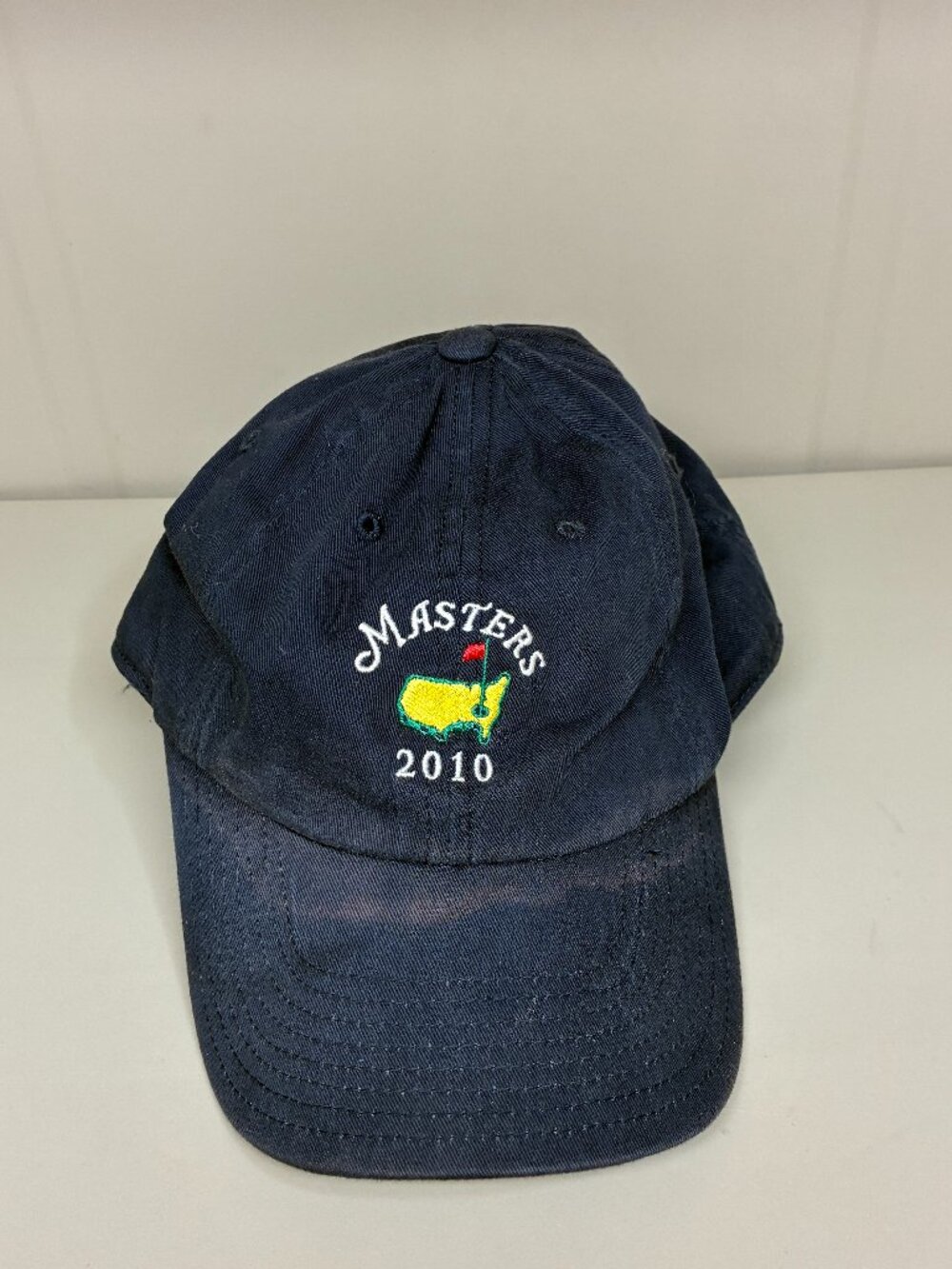 2010 Masters Golf Tournament Hat Augusta National American Needle Navy Blue